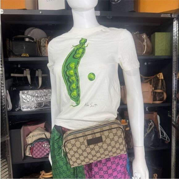 Gucci x Ken Scott Pea Pod Graphic Tee Small - Picture 1 of 9